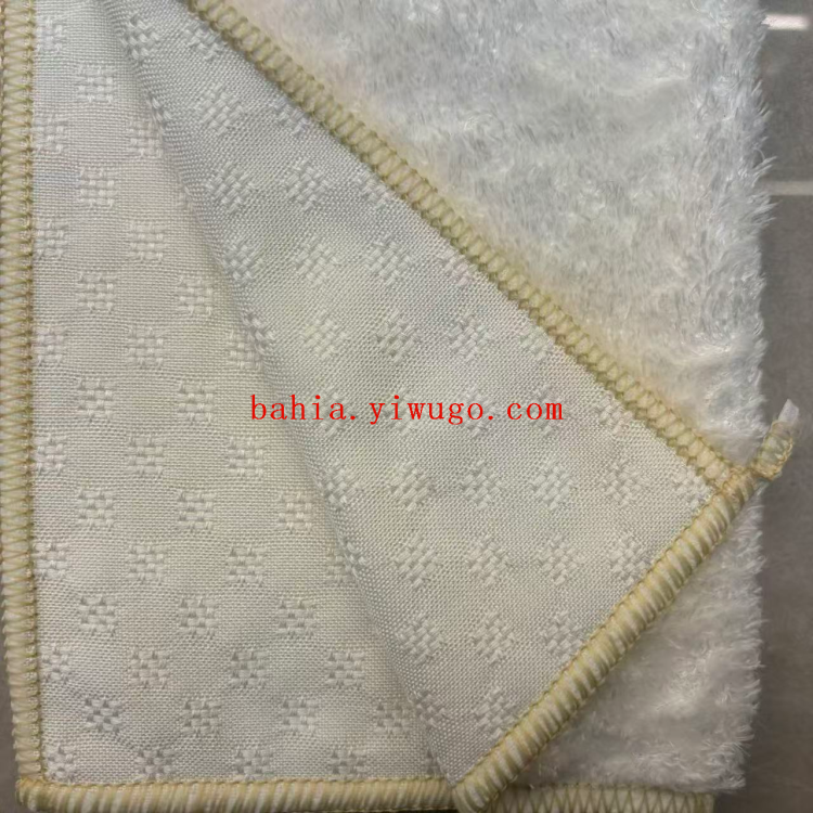 Three pieces of 27*30cm double-layer design, long-haired absorbent and oil-removing dishcloths and countertop cleaning cloths Specification image