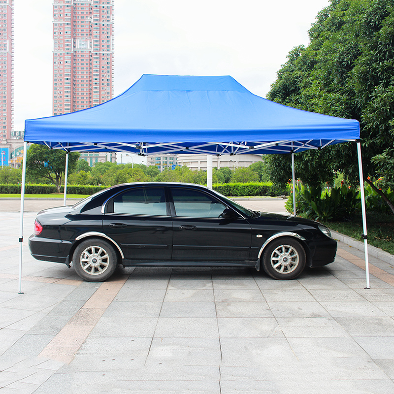 户外广告帐篷印字汽车停车遮阳棚蓬折叠雨棚摆摊大排档四角帐篷伞