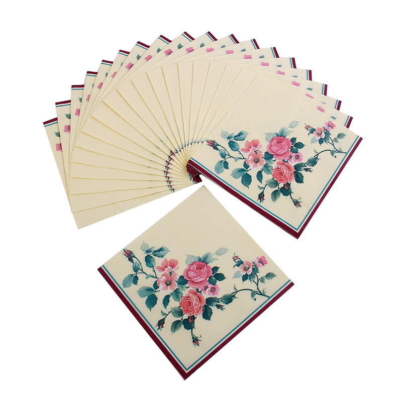 纸巾/餐巾纸/洁柔抽纸/沙特纸巾/卡通对折手帕纸产品图