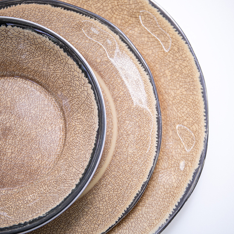 Melamine plates, melamine bowls, melamine trays, melamine tableware, melamine tableware are available in large quantities in stock details Picture