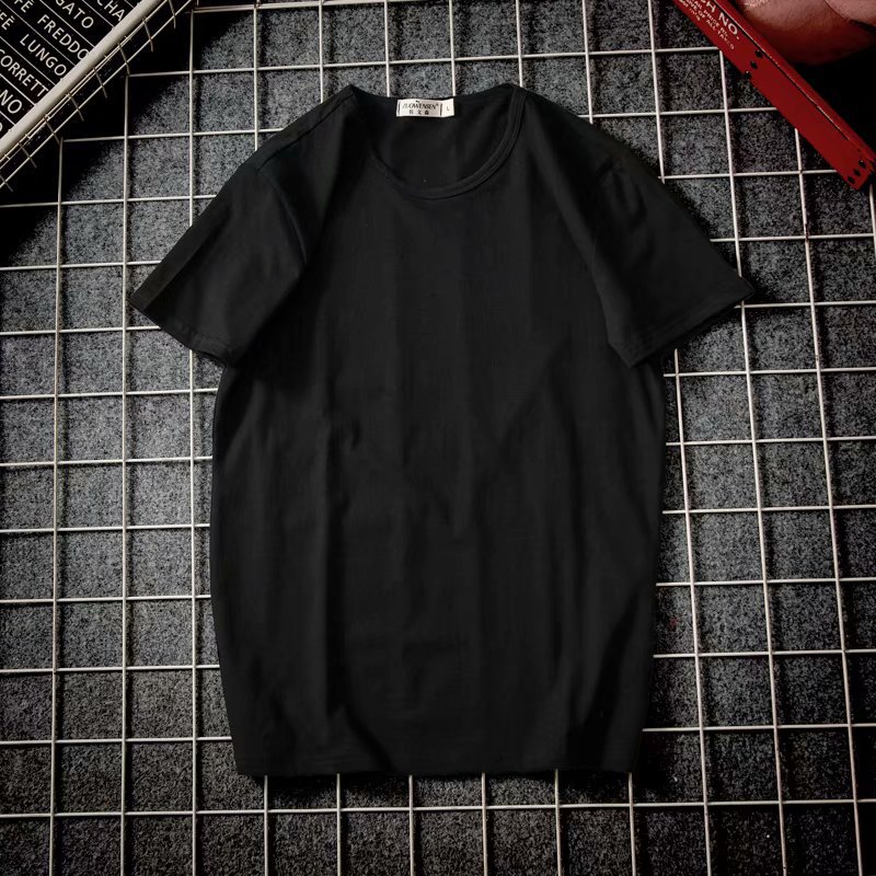 Custom-made short-sleeved white T-shirt for men Specification image