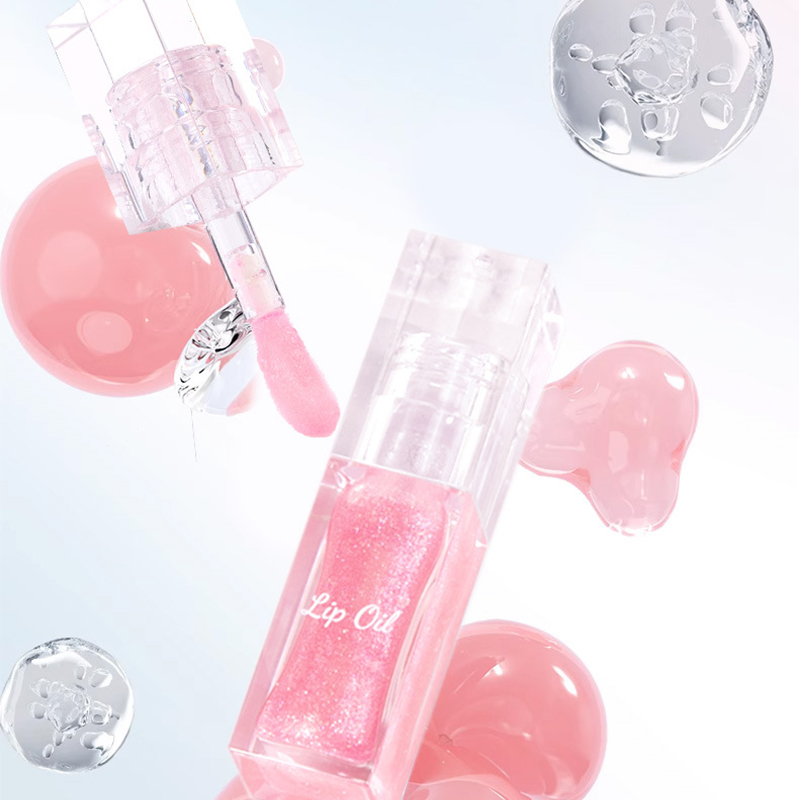 Vegan glitter lip gloss beauty care product: Rich, hydrating, lustrous, long-lasting, and waterproof makeup Item Picture