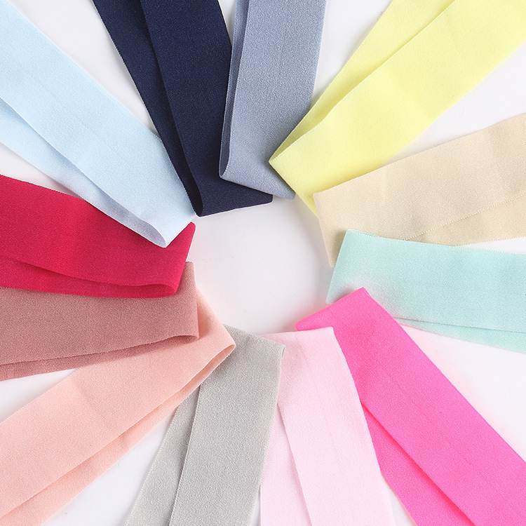 300 current color elastic hemmed tape, rolled edge strip, nylon elastic band, spandex hemmed underwear and underpants, high elastic webbing Specification image