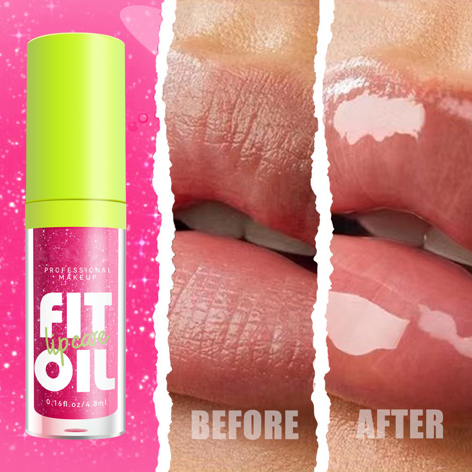 High-quality OEM/ODM factory custom wholesale, small-batch custom lip care oil mirror finish, long-lasting pearlescent full-bodied lip balm, transparent lip gloss details Picture