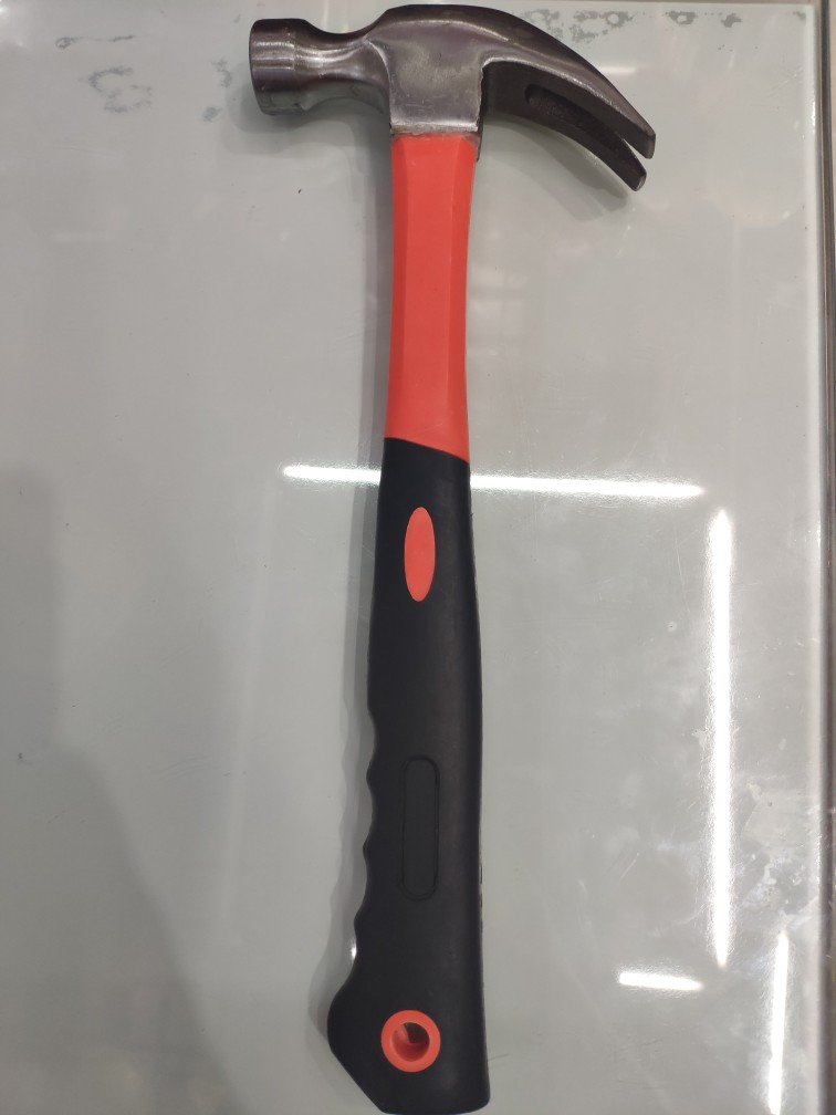 Five-fingered plastic-coated handle sheep horn hammer 250g 500g, nail hammer, hammer head sheep horn hammer, woodworking hammer, special steel hardware, household hammer, nail hammer, iron hammer, small hammer, mini hammer, integrated hammer, pulling nail hammer