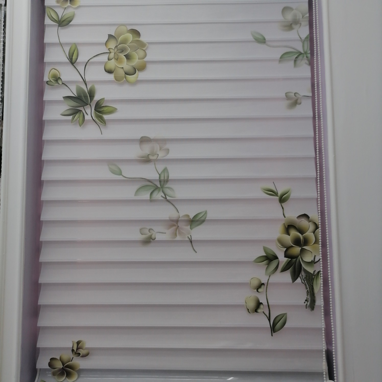 Hand-painted Shangri-La curtains, printed Shangri-La curtains, ladder-belt Shangri-La