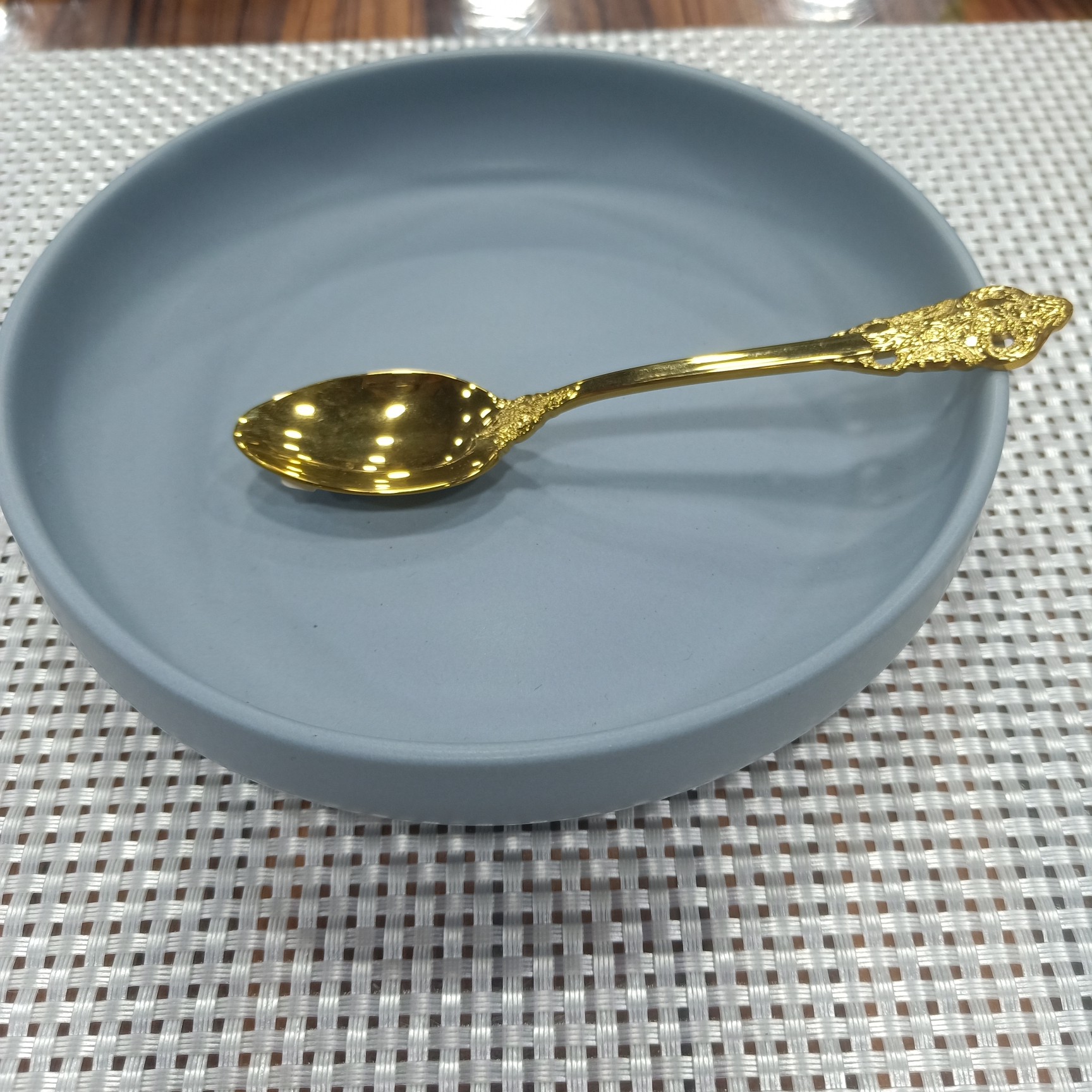 Nordic-style matte grey small plates, kimchi plates and cake plates Specification image