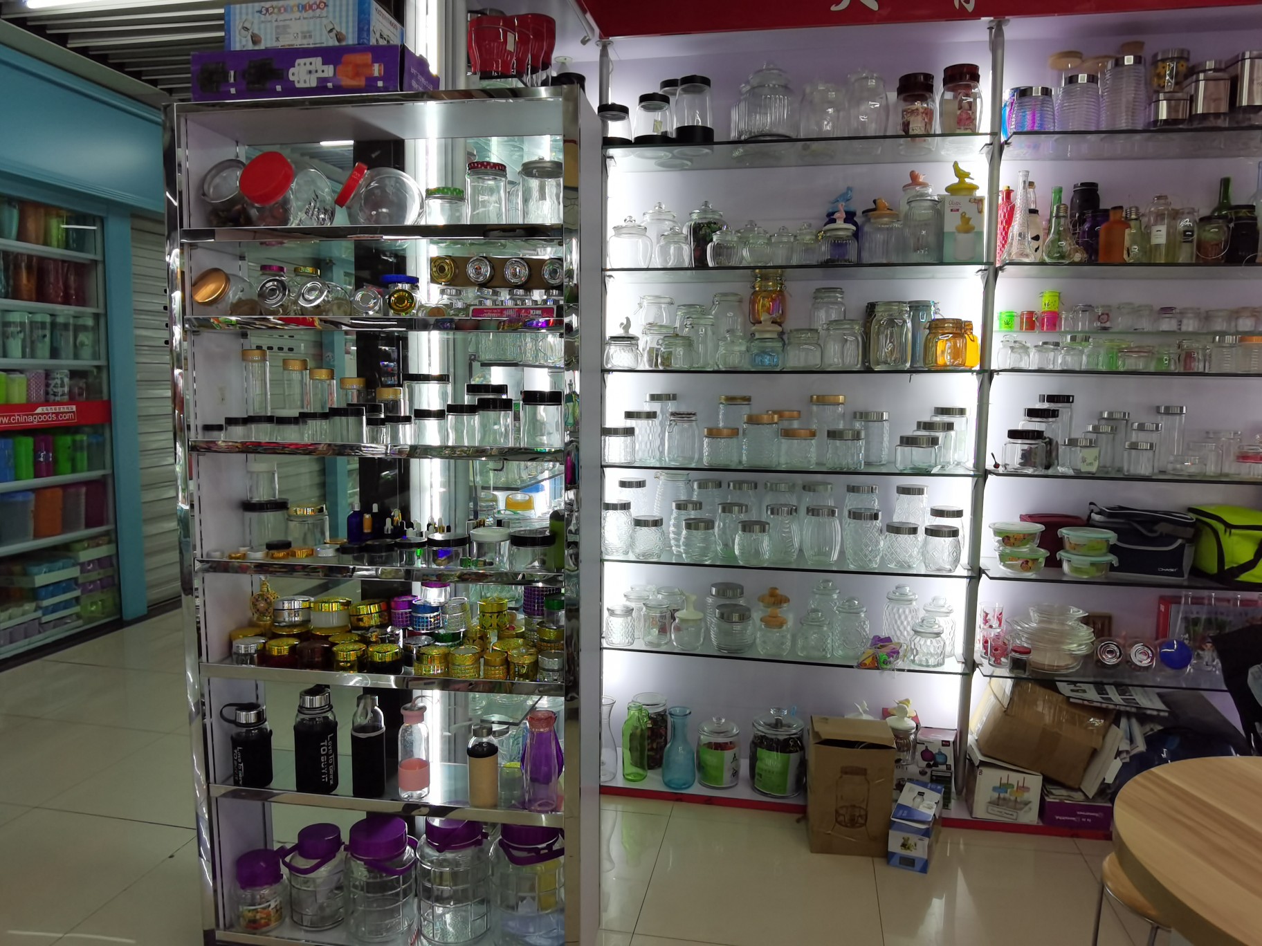 The glass products are large in size describe pic - 1