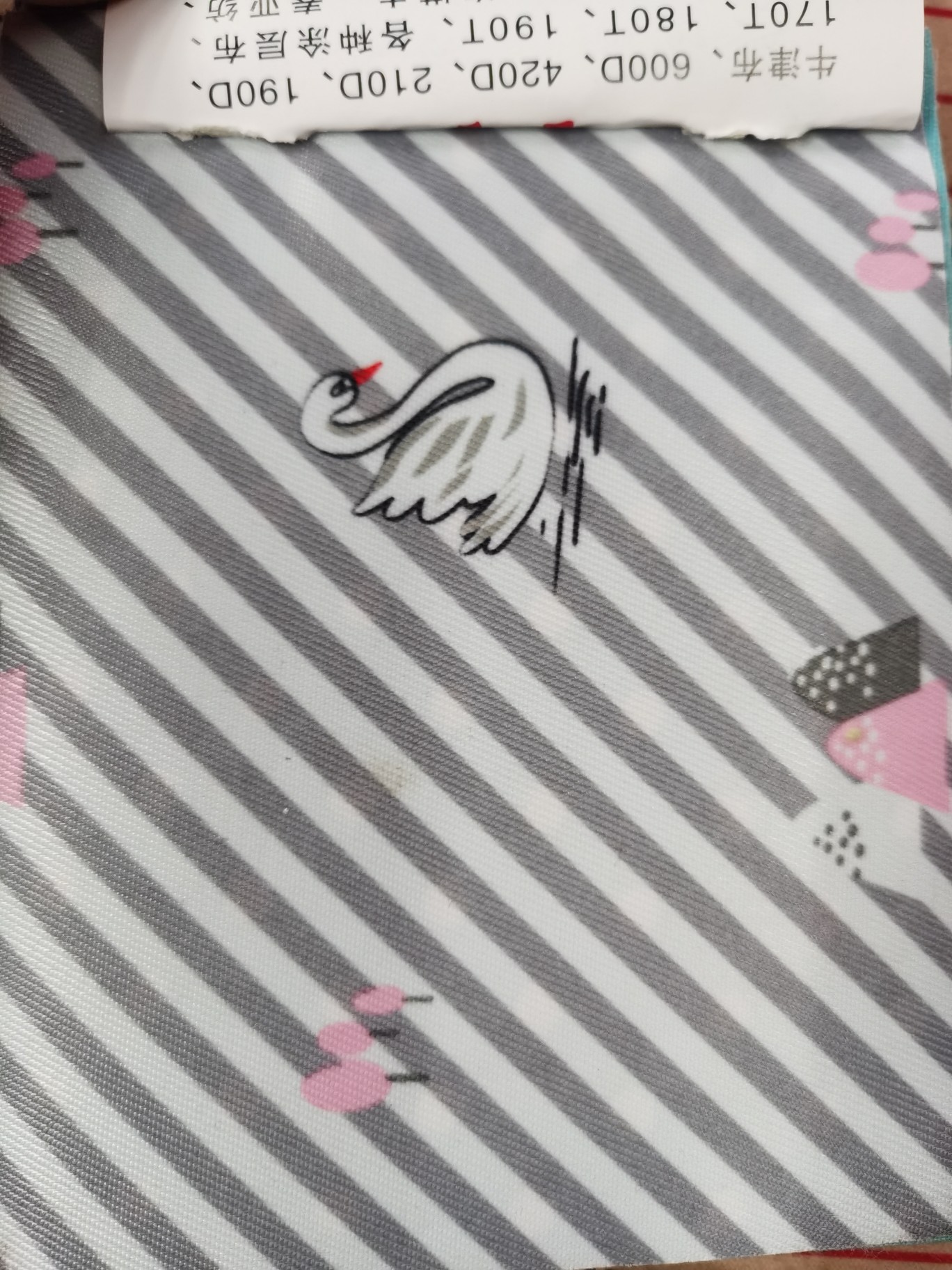 Twill printing series manufacturers direct sales of hot leather accessories inside the cloth details Picture