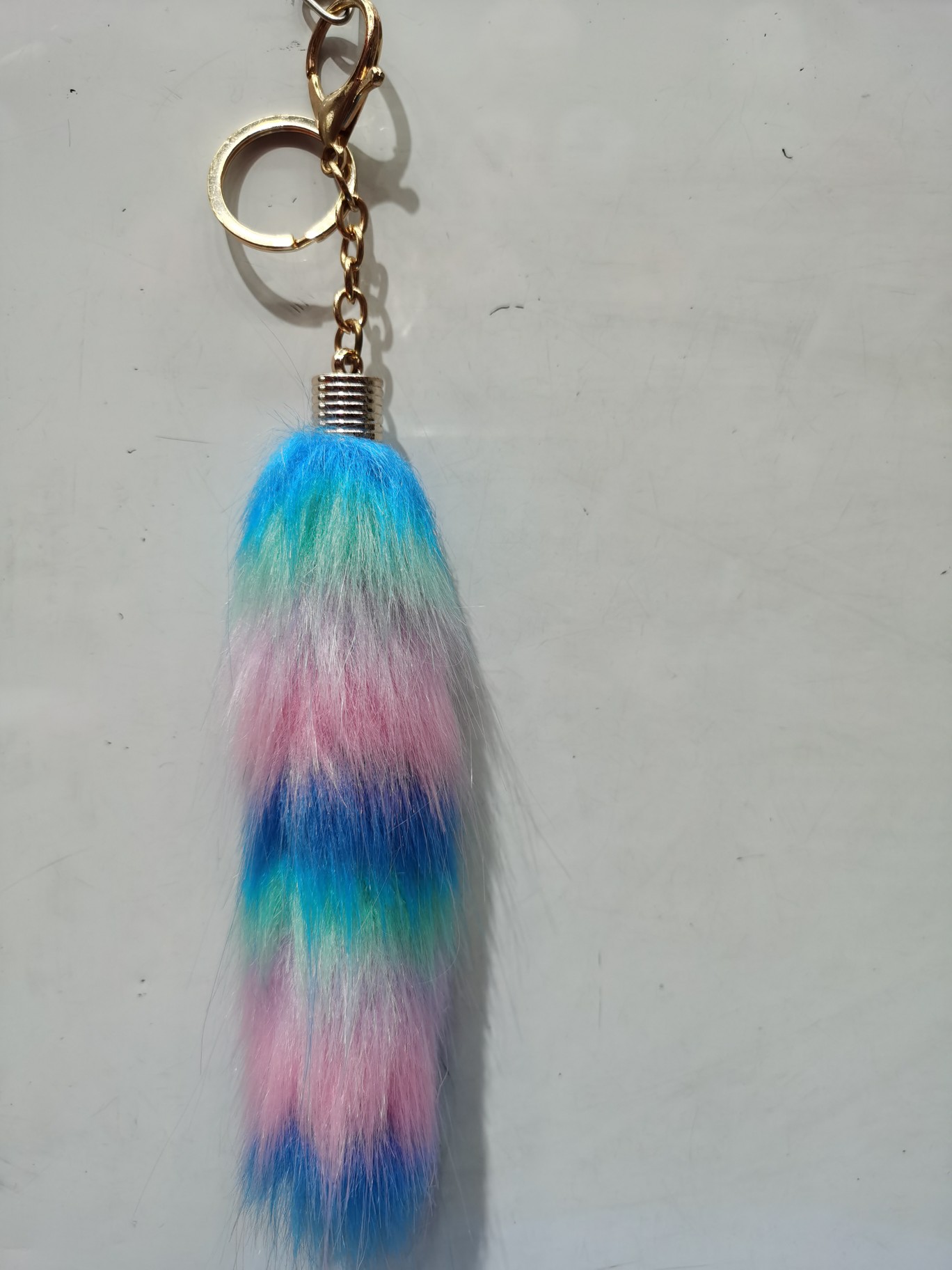 Qi Lisa trinket with colorful tail key chain thumbnail