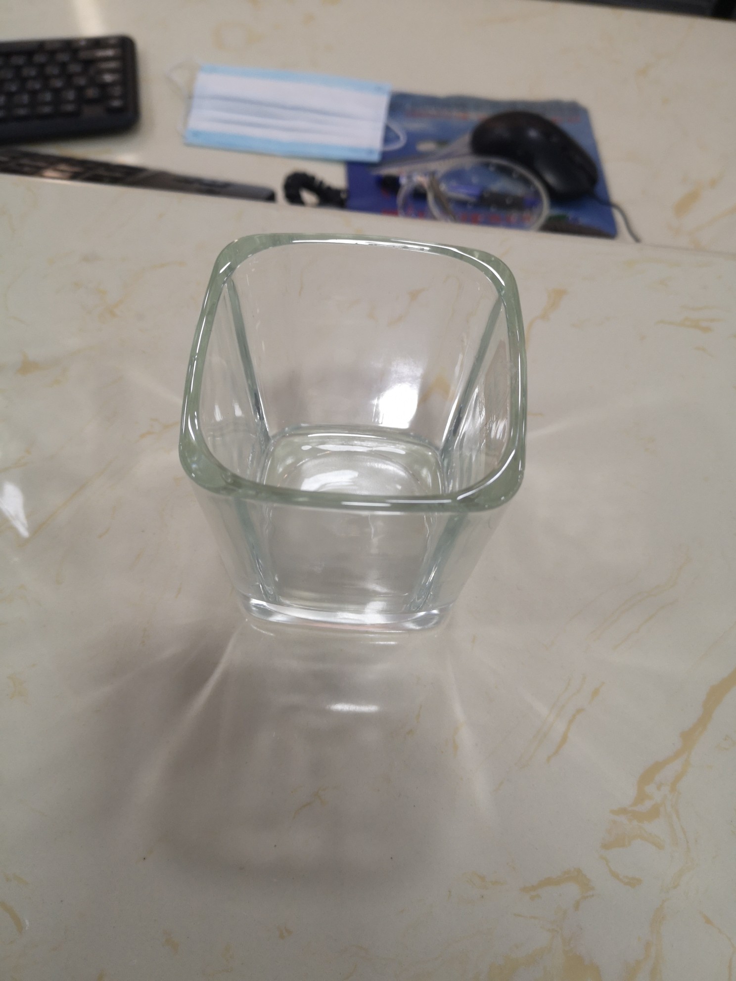 方缸玻璃杯酒吧适用大气美观