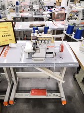 SIRUBA牌银箭牌自动剪线包缝机。台湾产质量可靠，用于各式服装包缝，欢迎选购。