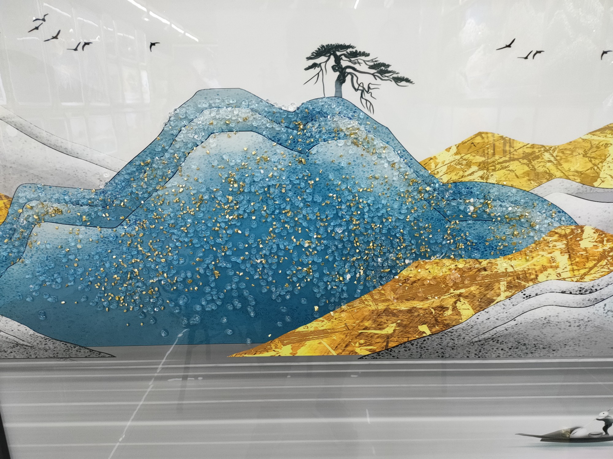 新华轩50X70X100cm晶钻装饰画细节图