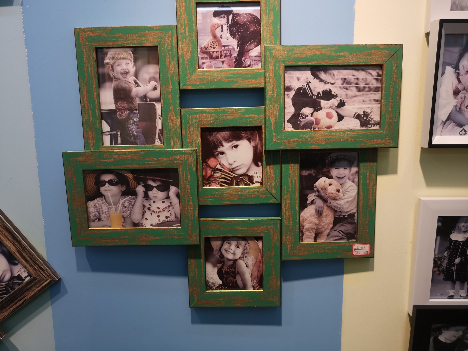 义乌王磊相框6寸+方形组合相框