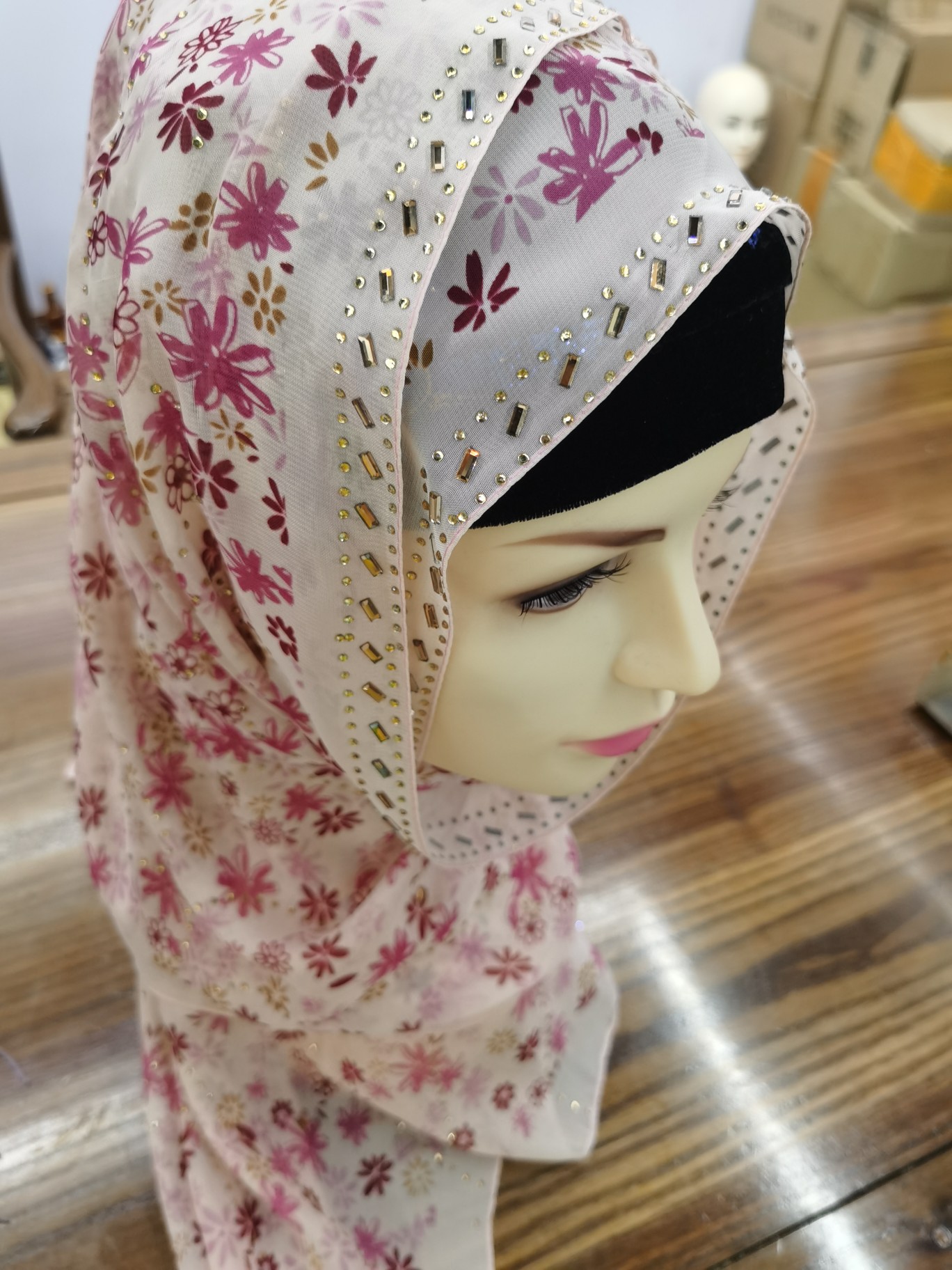 Chiffon ironing drill