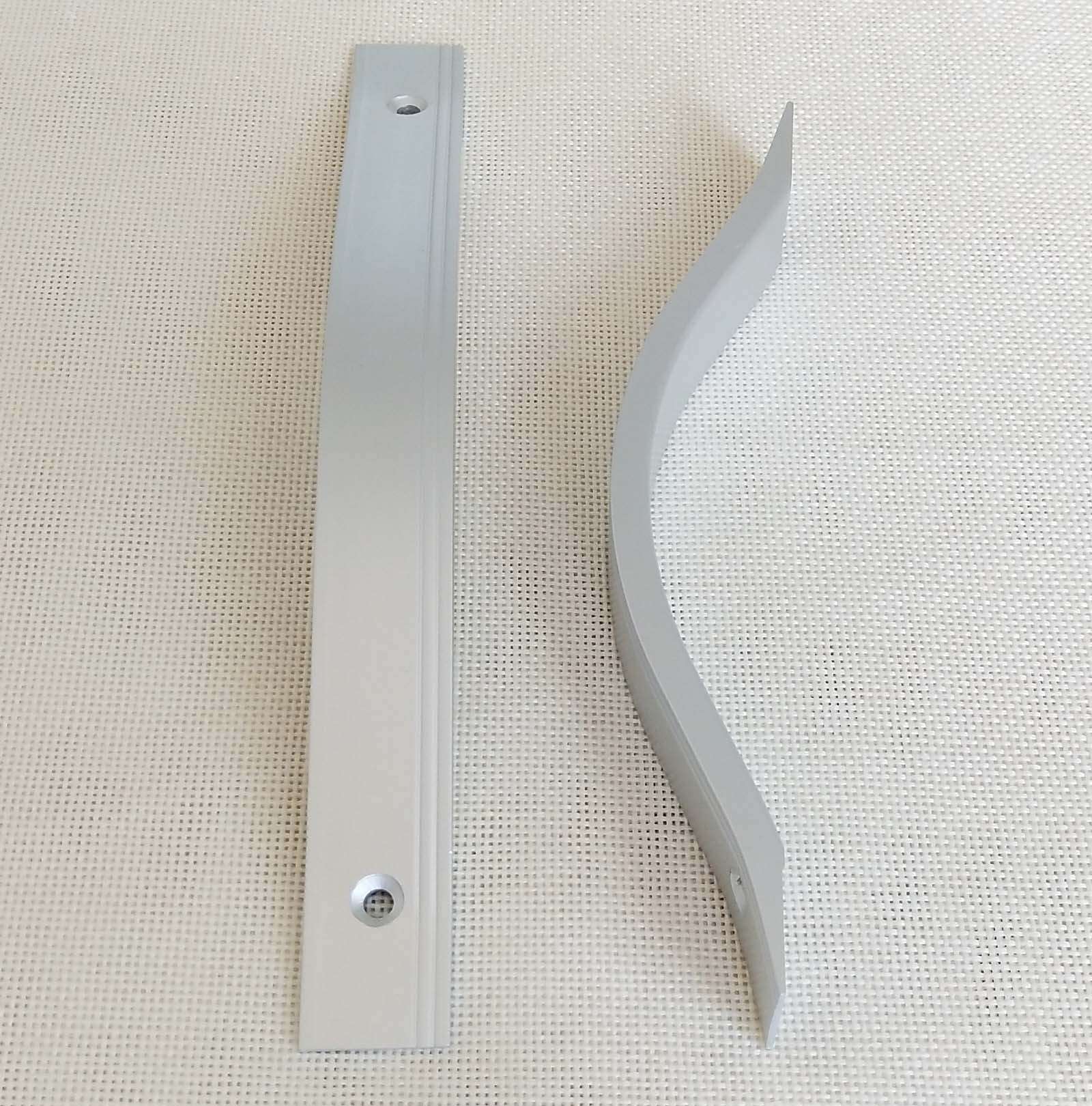 Yiwu Selection aluminum alloy front screw cabinet door handle handle 1301 aluminum handle details Picture