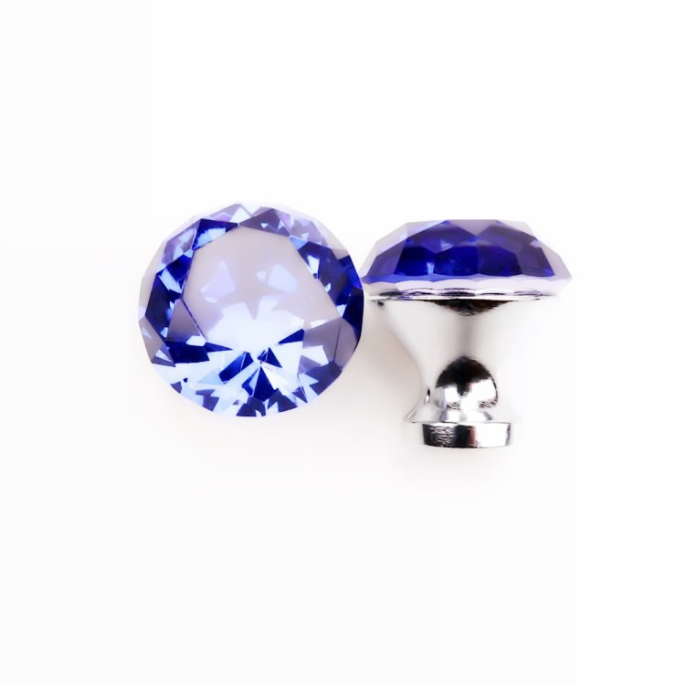 Yiwu Good Goods 30Mm Crystal Diamond Handle Drawer Single Hole Zinc Alloy Furniture Cabinet Door Hardware Handle Application Scenario