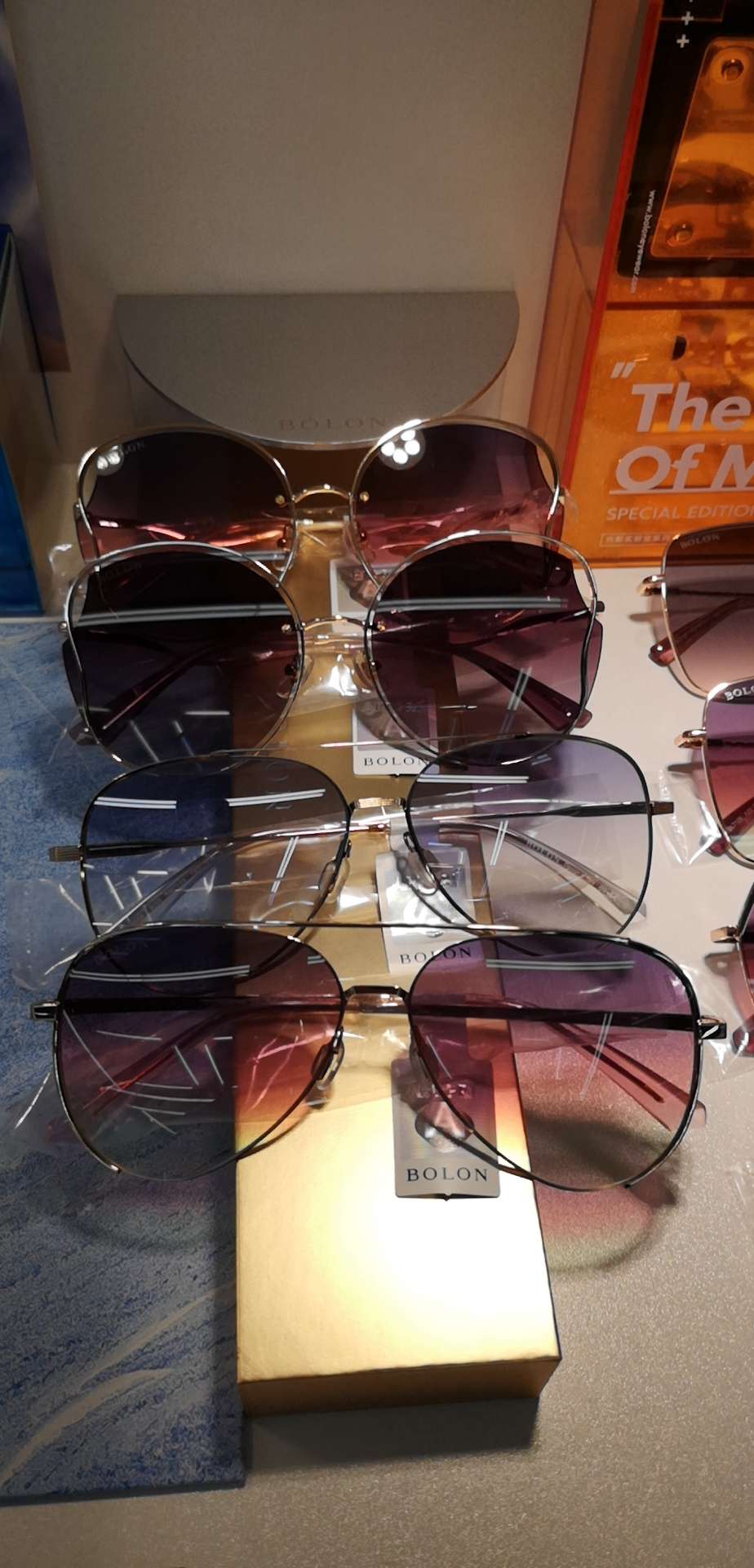 眼镜/墨镜/太阳镜/墨镜男士不规则时尚/太阳镜男白底实物图