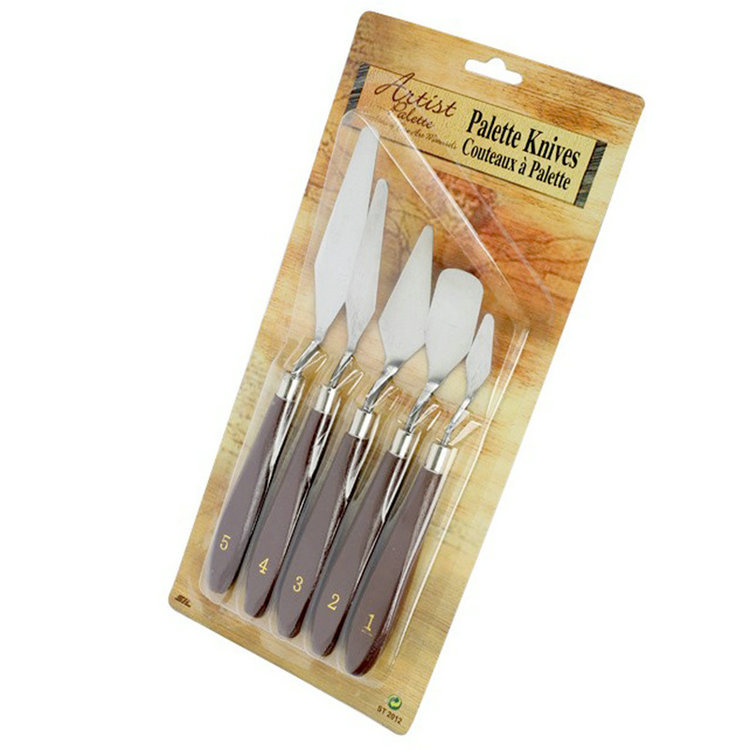 Five suction card oil painting knives and art supplies from Yufan Pen Factory for art, calligraphy, drawing and office culture details Picture