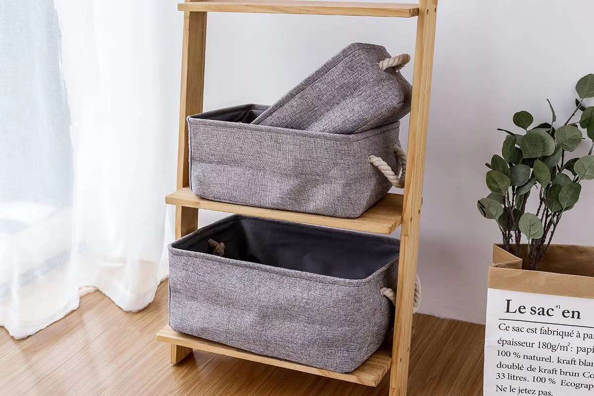 Linen-like cotton rope three-piece set details Picture