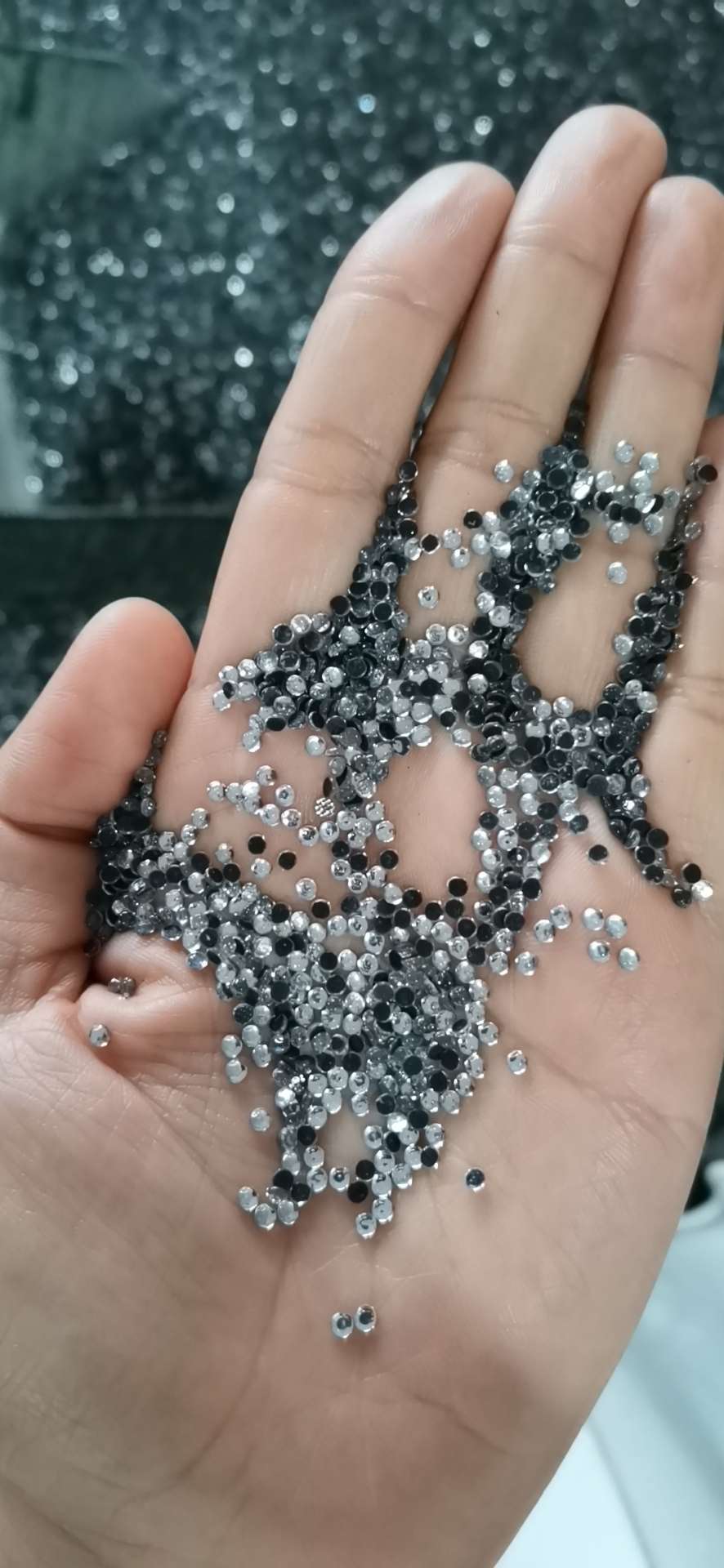 烫钻/服装辅料/玻璃钻白底实物图