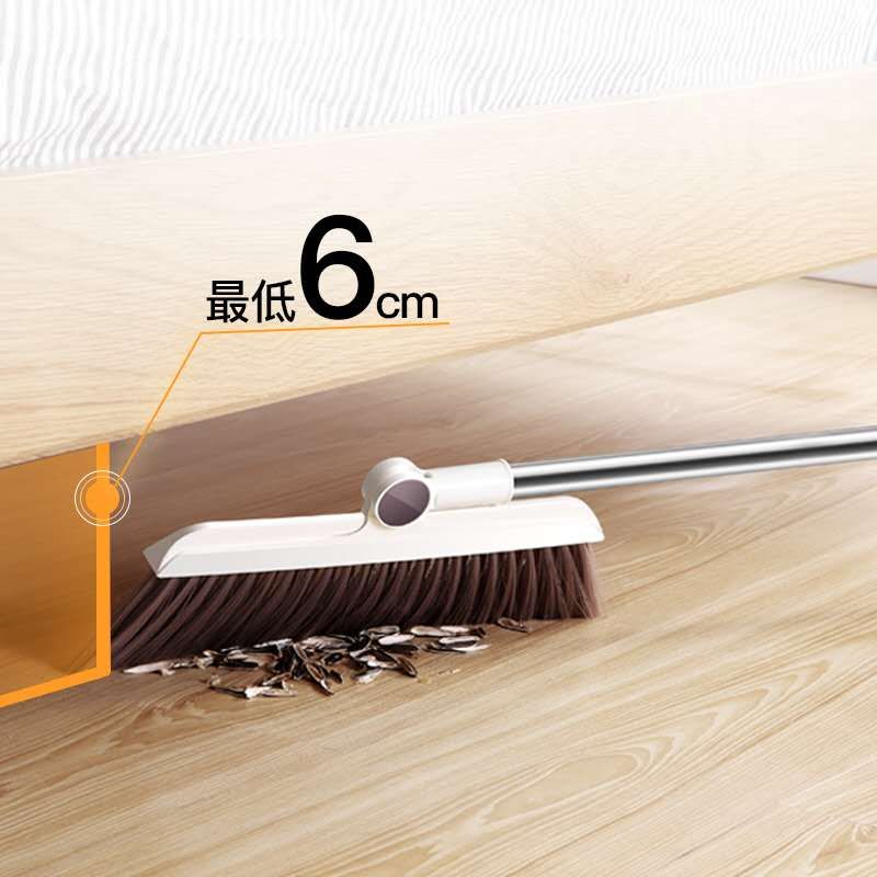 The broom set is a household broom and dustpan combination wonder. The broom head can rotate 180 degrees. If there is hair on the broom head, you can gently scrape it against the teeth of the dustpan. Each box contains 30 sets, with 15 sets in one inner box Application Scenario