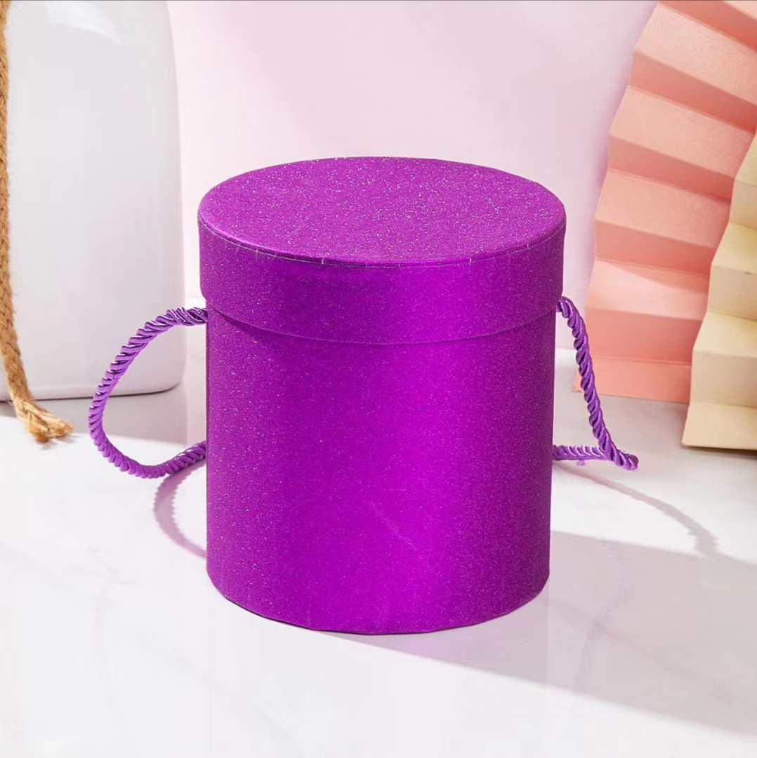 Special color printed round box, single box storage box, jewelry packaging box Item Picture