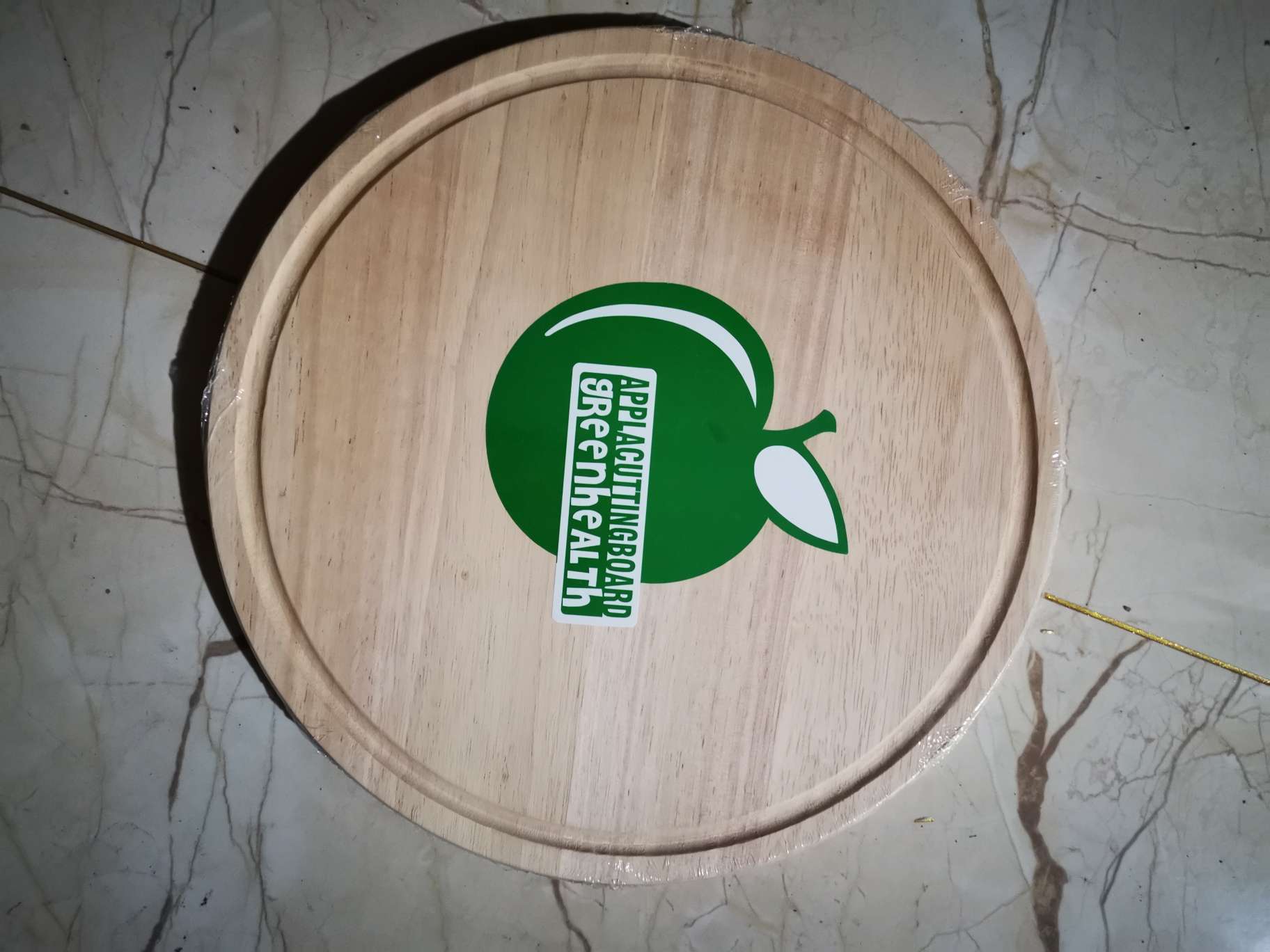 Round solid wood oak cutting board Specification image