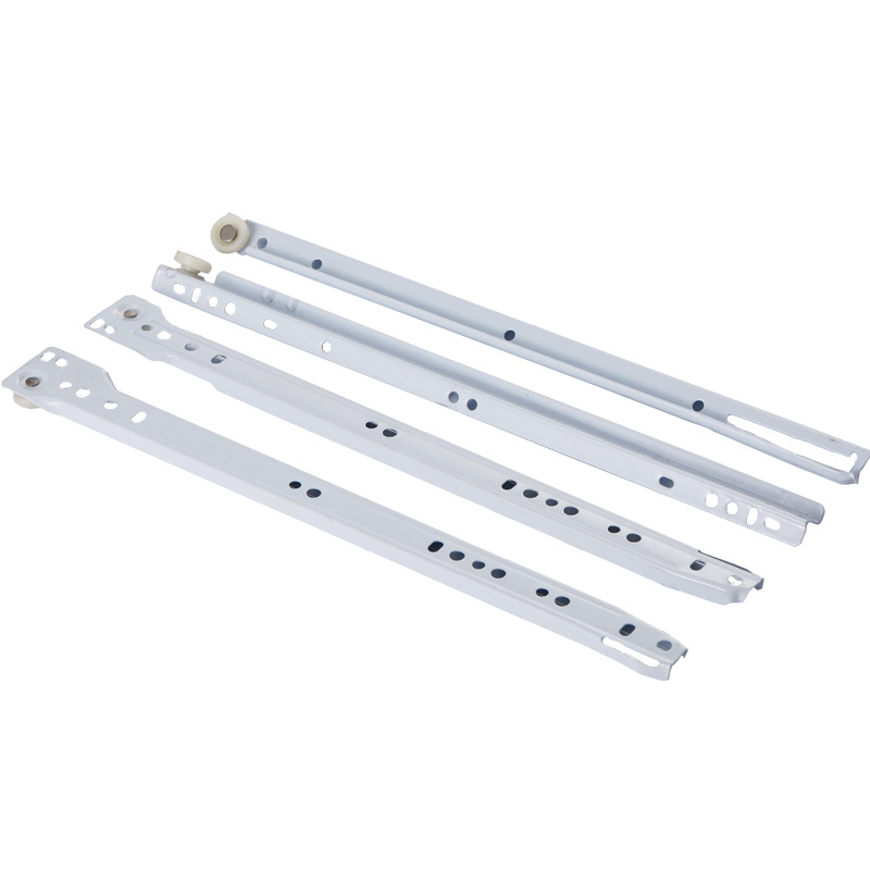 义乌好货 普轨喷粉滑轨 橱柜防锈耐磨二节喷粉抽屉滑轨