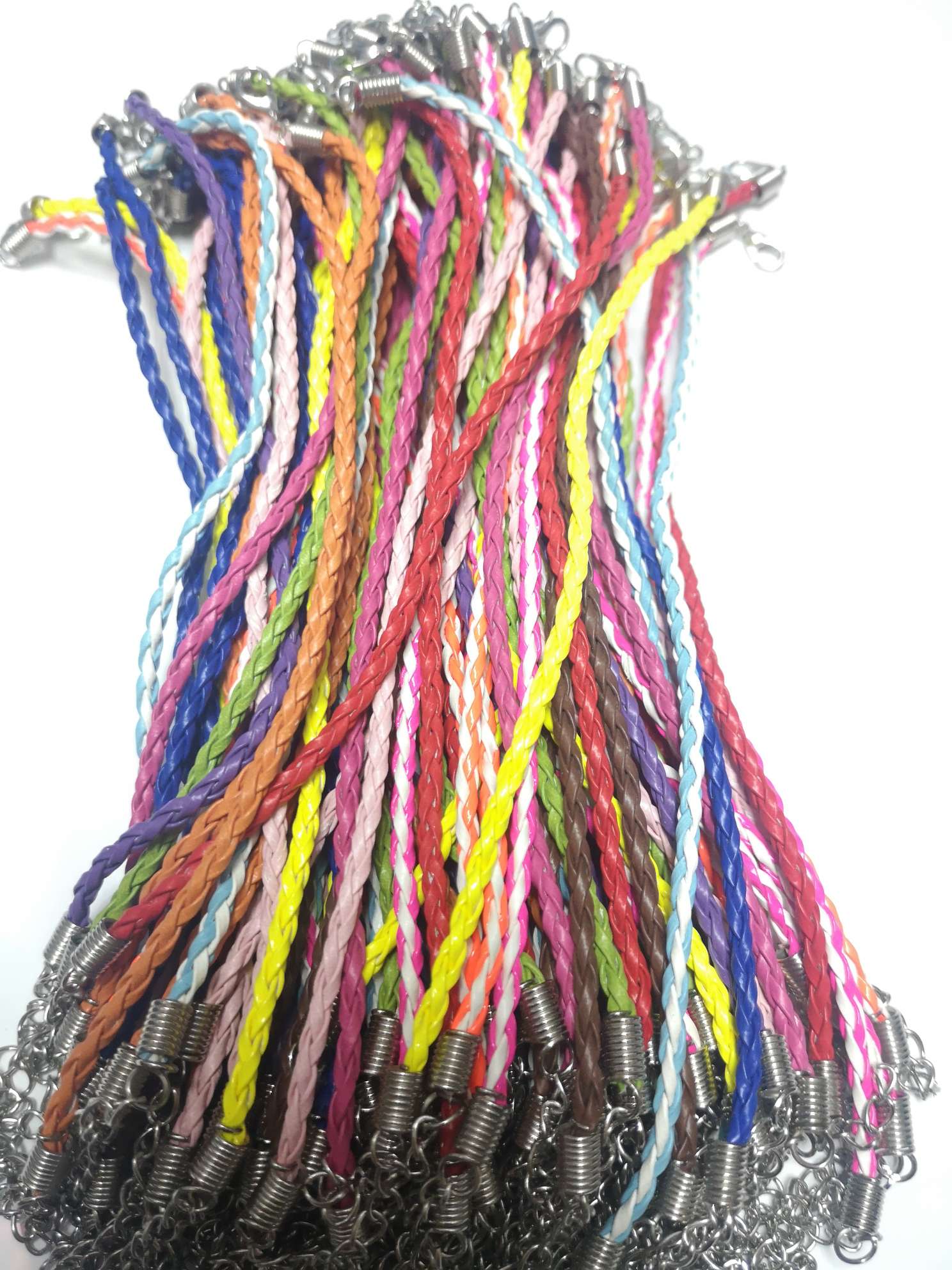 3.0mm woven rope four-strand rope bracelet can be customized in a variety of colors full figure