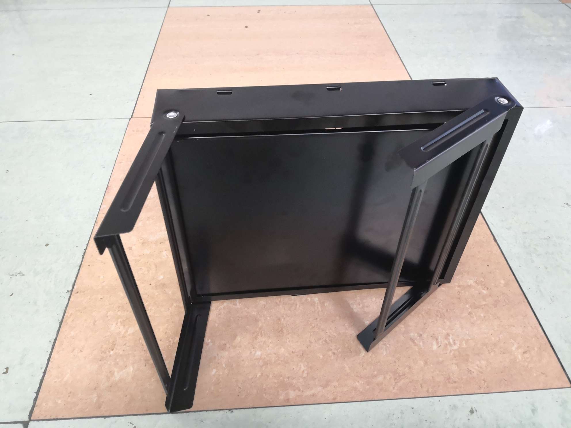 便携小号烧烤架烤箱烤网小黑钢35*27*20cm木炭烧烤取暖围炉桌产品图