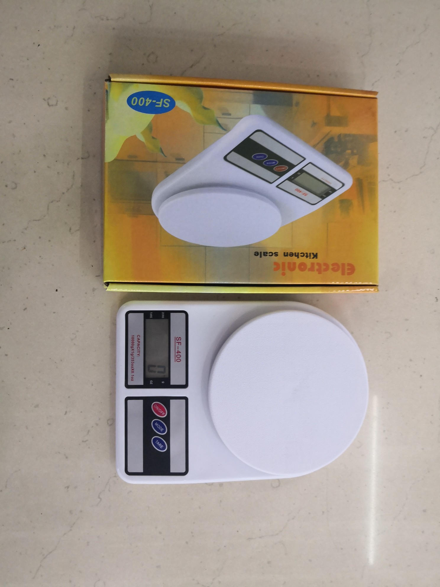 SF400 electronic kitchen scale Specification image