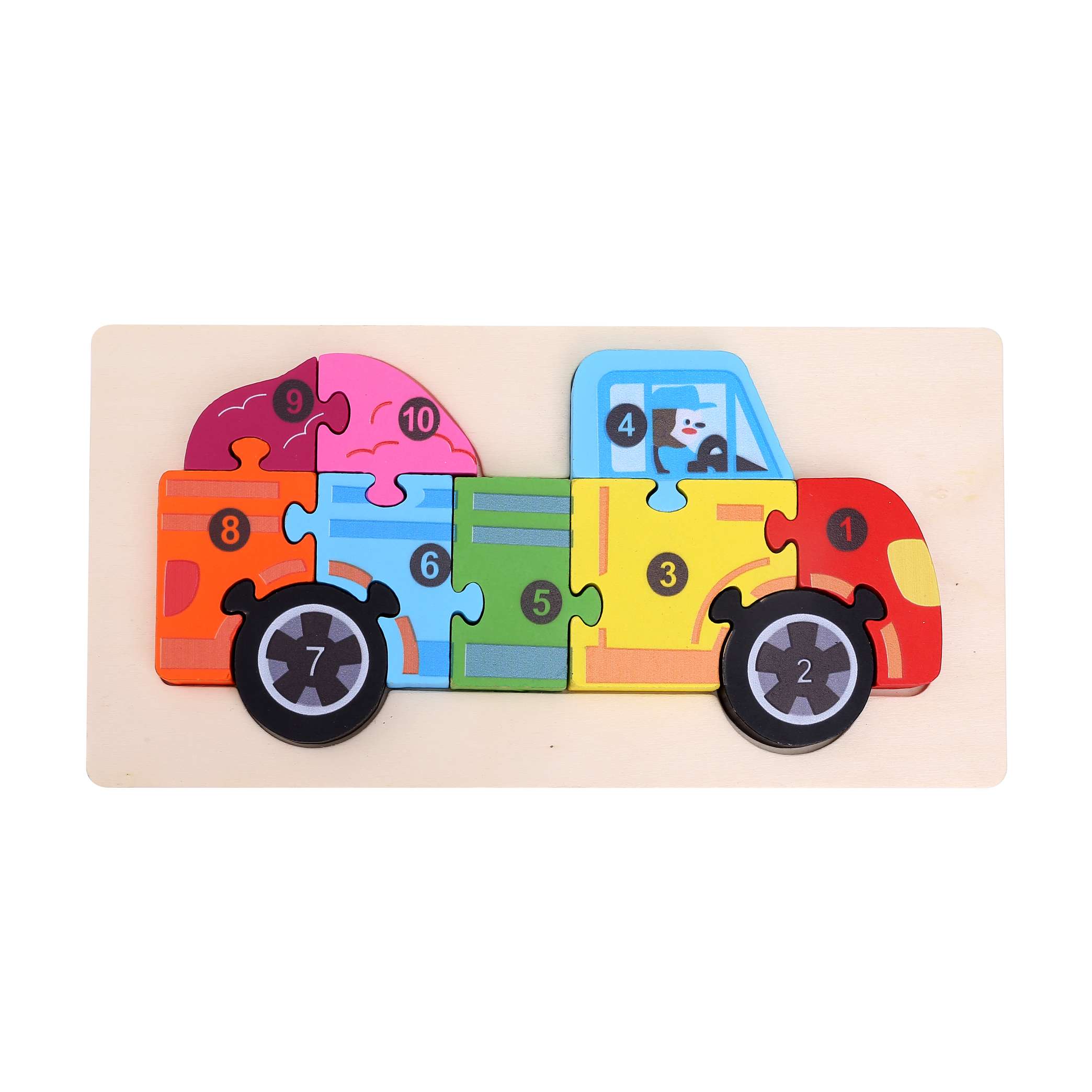 Children's educational digital cartoon jigsaw puzzle, eco-friendly paint, brain development jigsaw puzzle Application Scenario