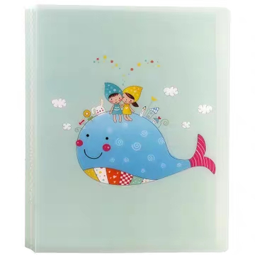5 "small photo album, fold-in PP board, over plastic photos, 52 vertical photo album, Children's pocket album gift