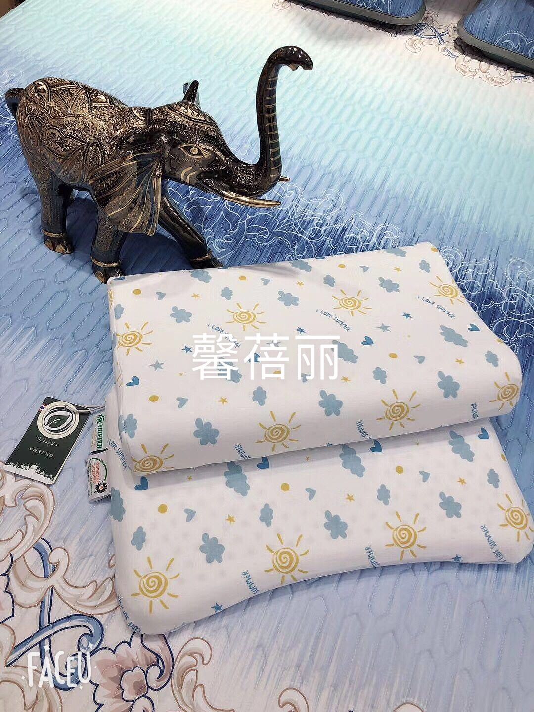 乳胶枕天然乳胶枕🍃 
 品名:针织系列_
 乳胶采用泰国🇹🇭进口原液🌟按照人体工程学设计. 呵护颈椎腰椎.抗菌防详情图7