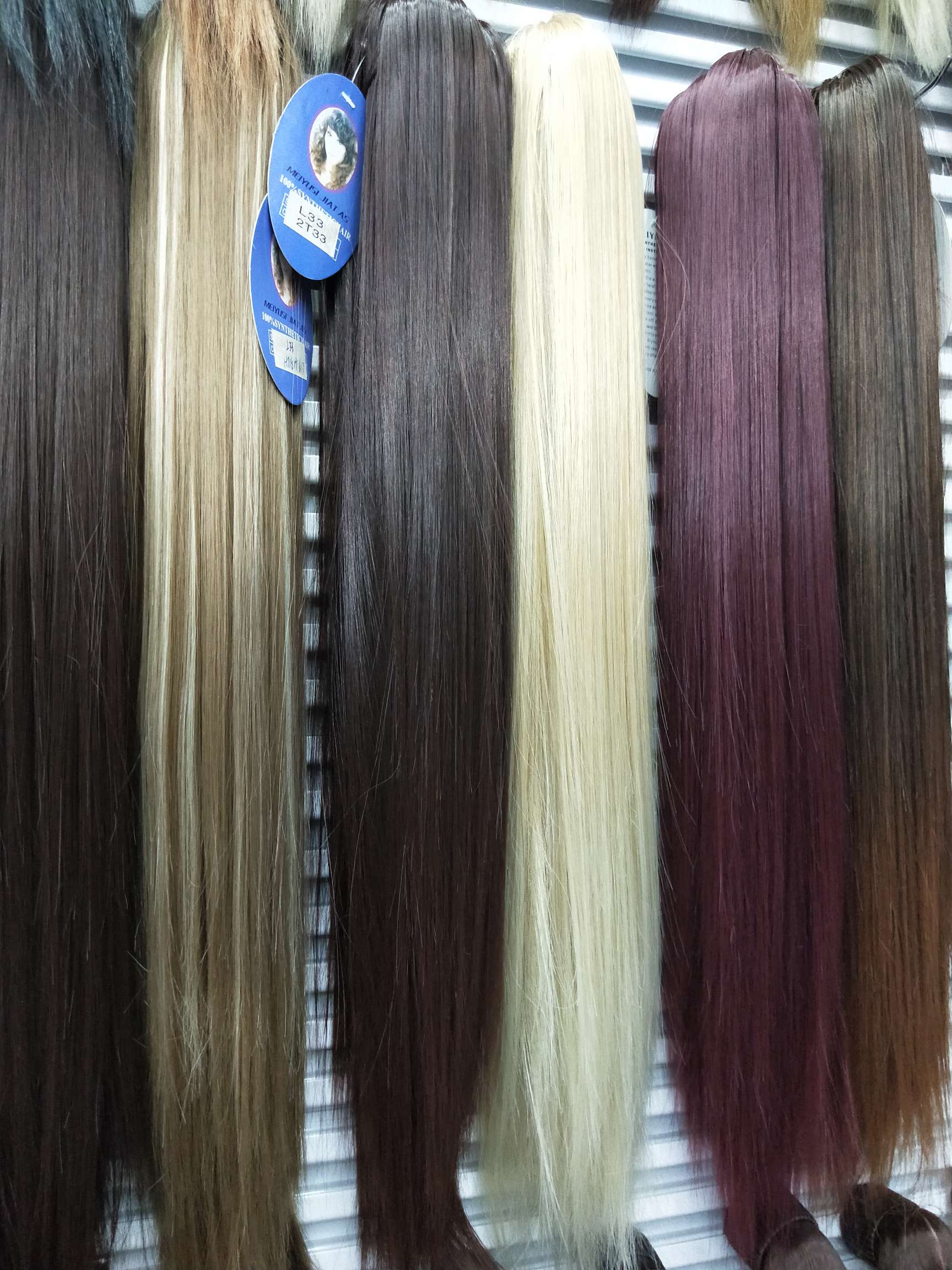 Peluca mujer pelo largo pelo recto grip cola de caballo alto pelo simulado invisible sin marcas natural una pieza extensiones Specification image