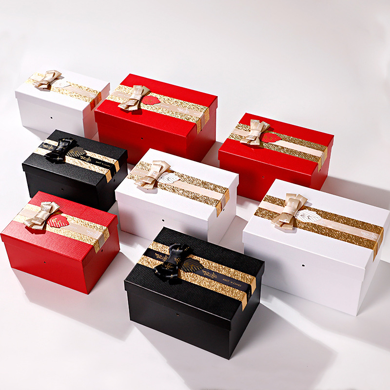 0522礼品盒特种纸套装手提盒巧克力礼盒口红礼品盒子天地盖包装礼物盒定制详情图1