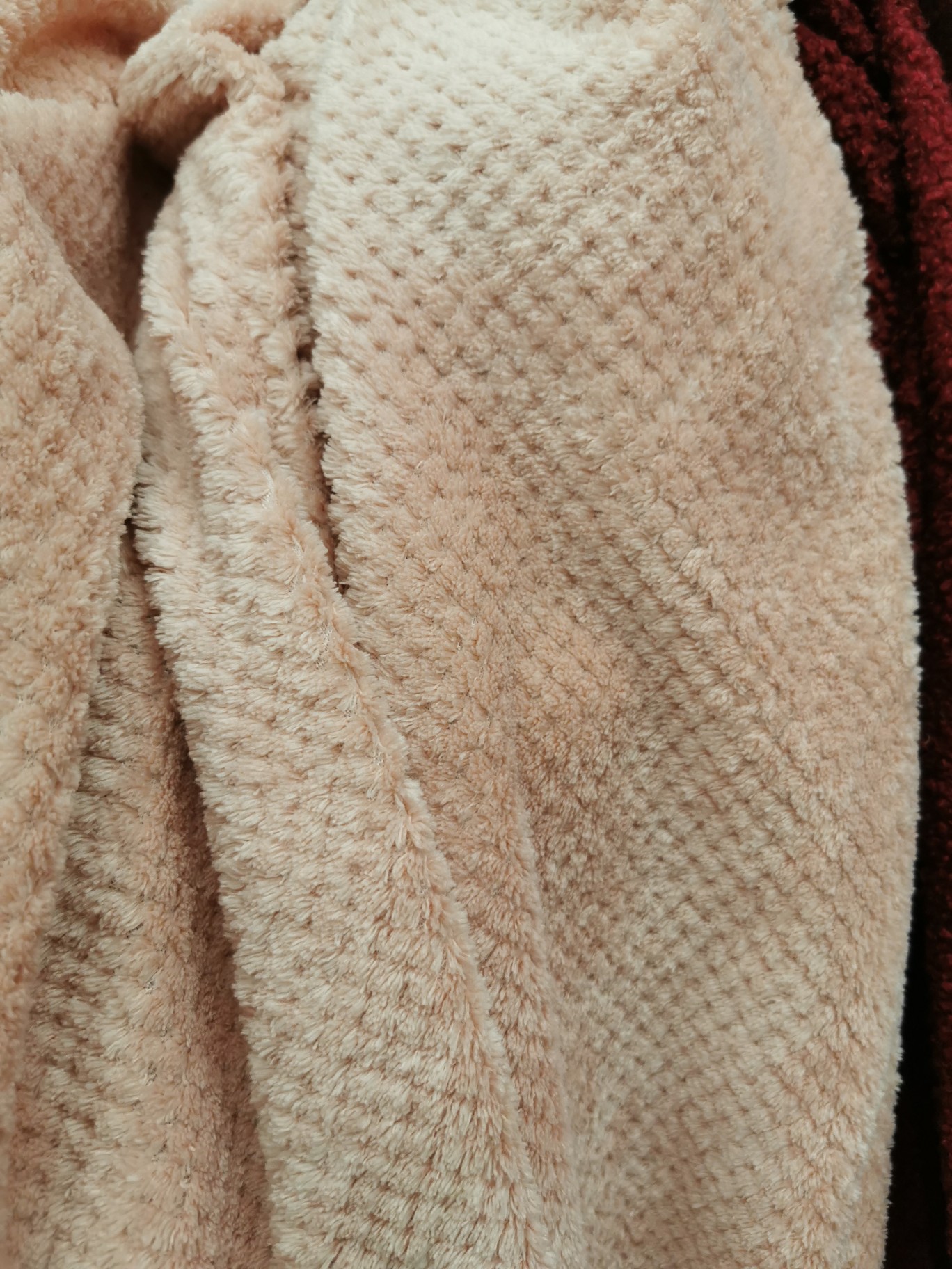 Coral double-sided fleece Specification image