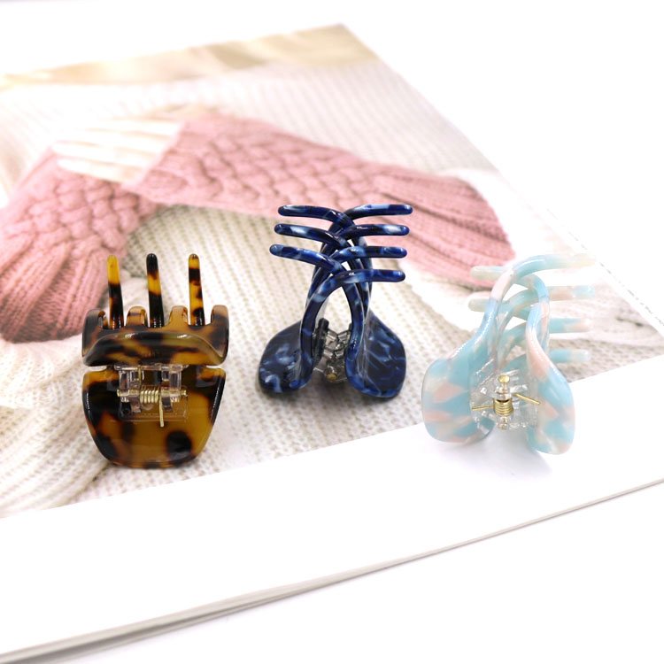 Japanese Explosive Hairpin Headwear Grab Acetic Acid Plate Hair Grab Acetic Acid Leopard Top Clip Hair Clip Hair Accessories Custom Wholesale Item Picture