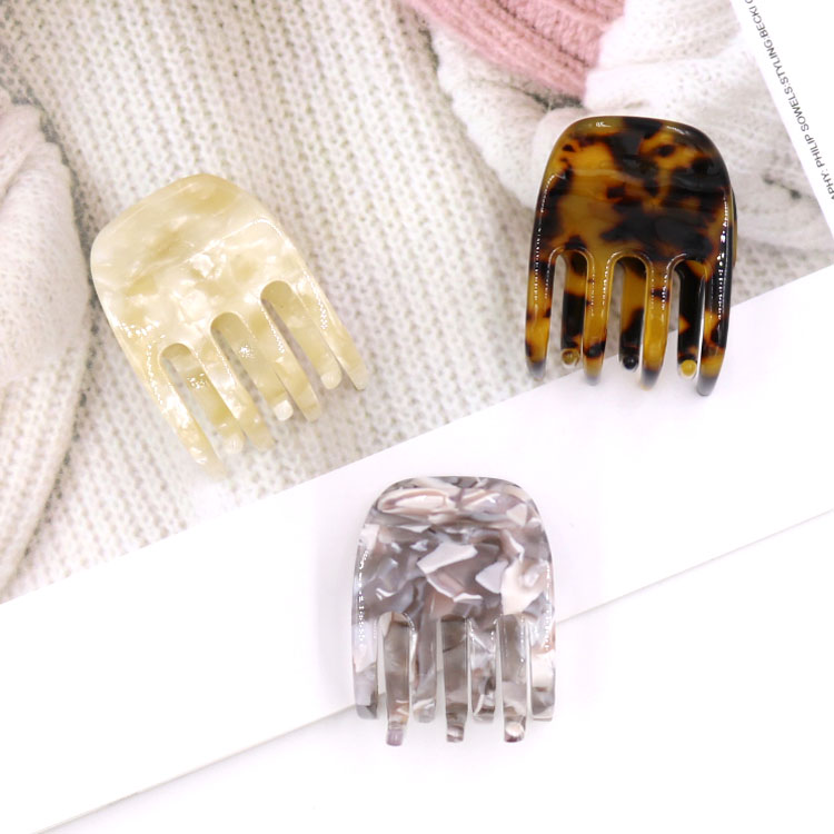Japanese Explosive Hairpin Headwear Grab Acetic Acid Plate Hair Grab Acetic Acid Leopard Top Clip Hair Clip Hair Accessories Custom Wholesale details Picture