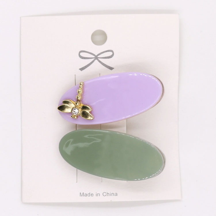 Candy Color Acetic Acid Hairpin Transparent Plastic Duck Beak Hairpin Set Side Clip Multi-Color Combination Custom Made undefined