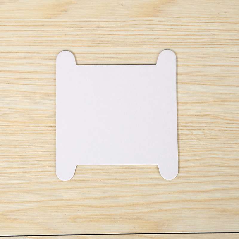 Lace punch design on paper card packaging