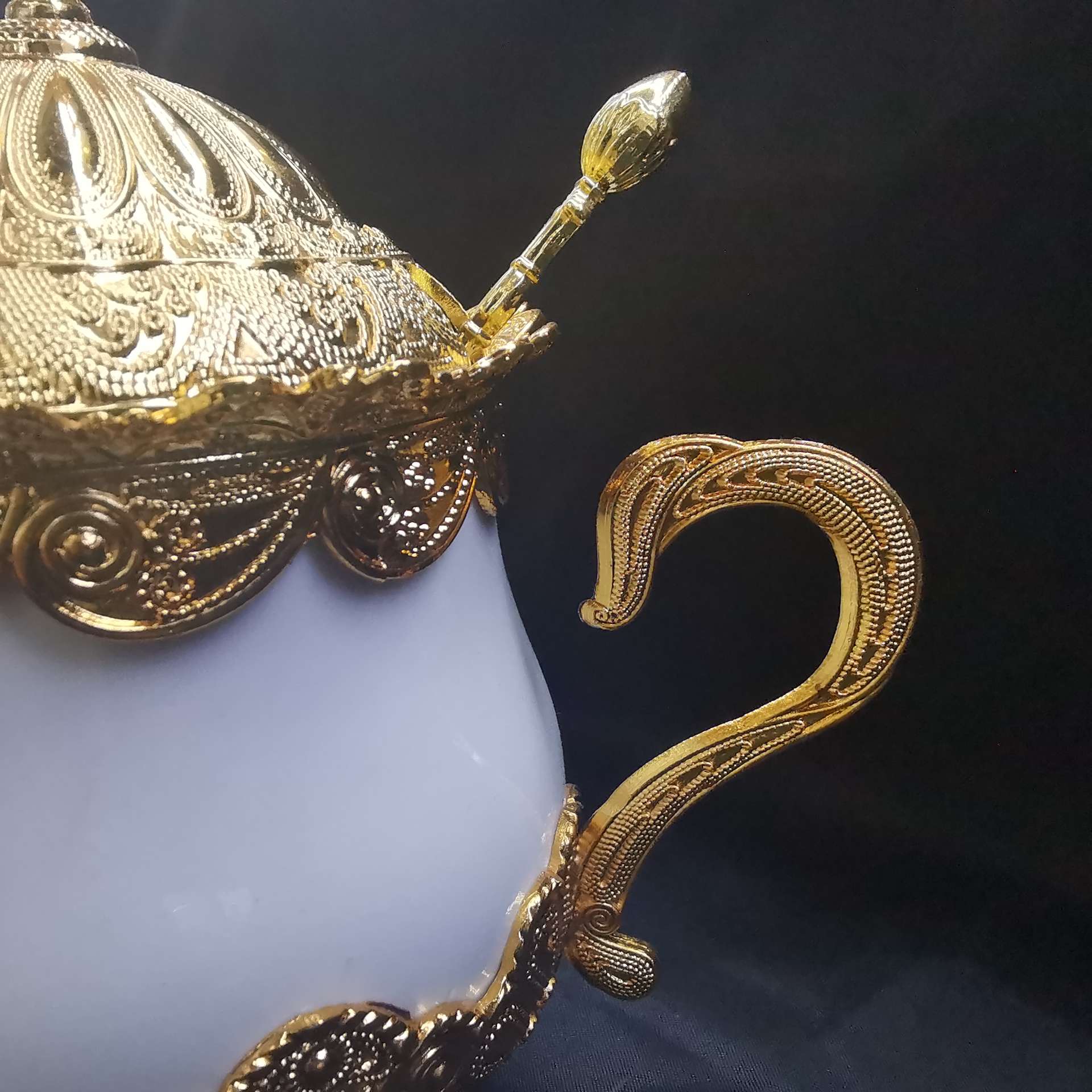 广州奢华锌合金镀金调料罐详情图7