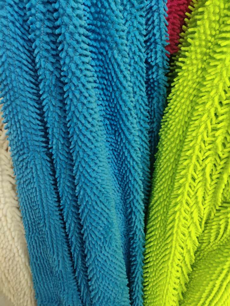 Polyester Small Mop Buschenille Firecracker Toy Throw Pillow Slippers Fabric Support Custom details Picture