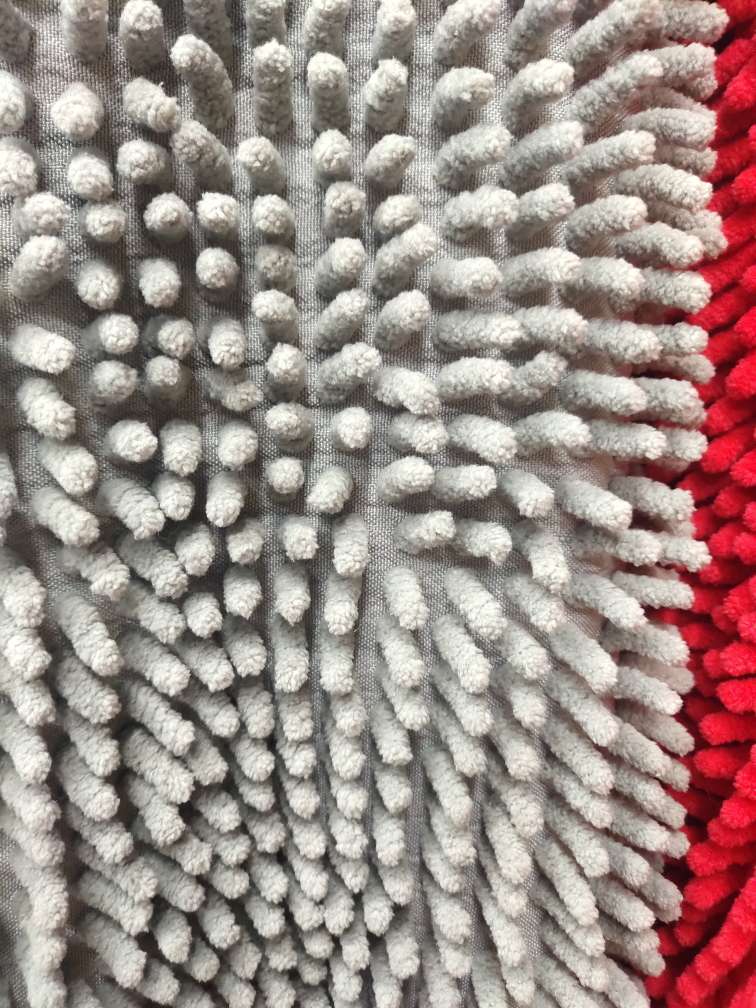 Chenille vinegar mop cloth toy throw pillow carpet fabric details Picture