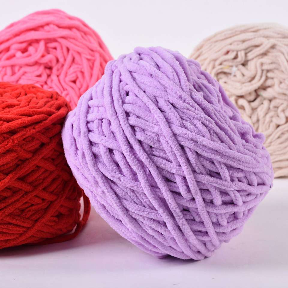 3.8 Two single-strand hook shoe lines, thick thread, home slippers, scarves, seat cushions, single solid color undefined