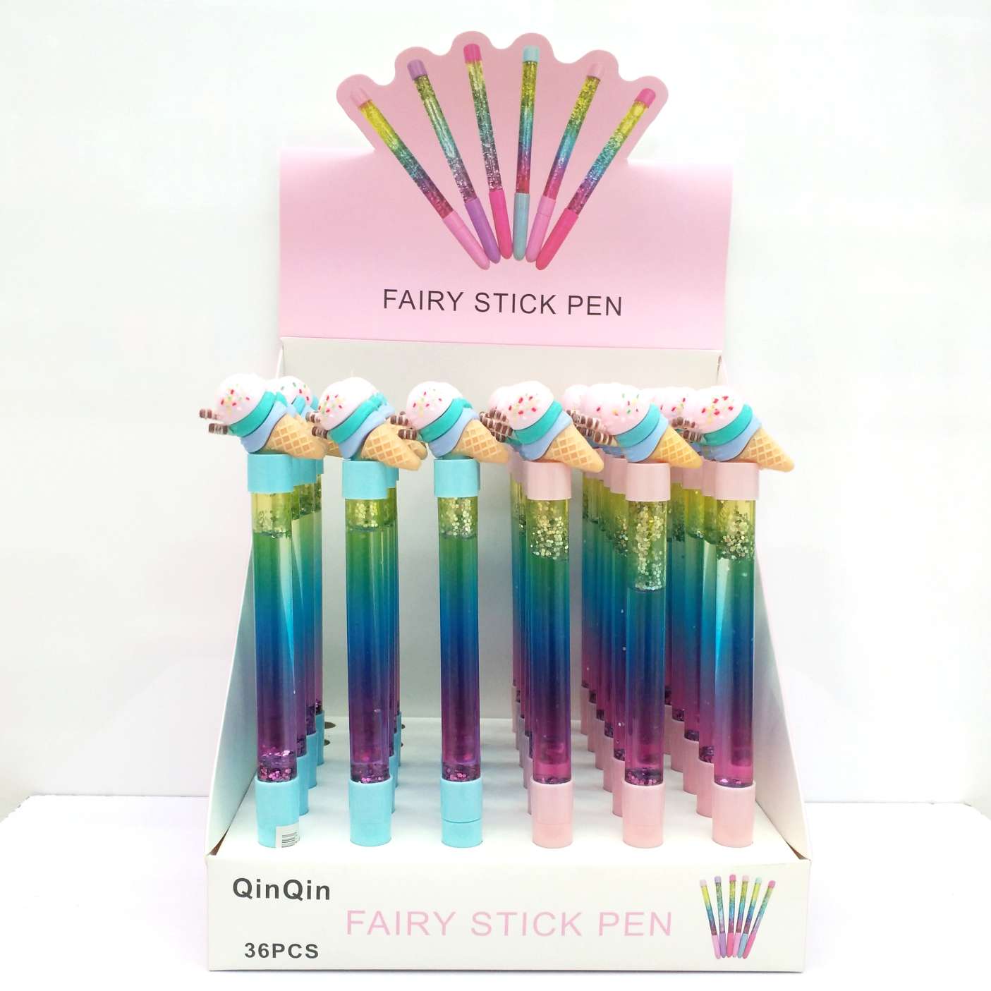 Web celebrity quicksand pen, fairy stick ice cream, unicorn flamingo cartoon dummy pen, craft neutral pen, gift pen thumbnail