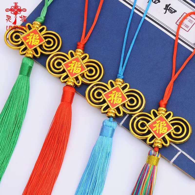 Gold Plated Chinese Knot Fringe 9