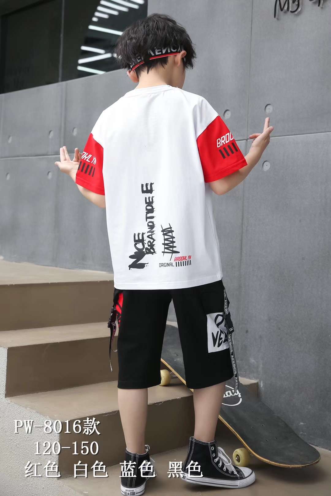 120-150，中童运动套装产品图