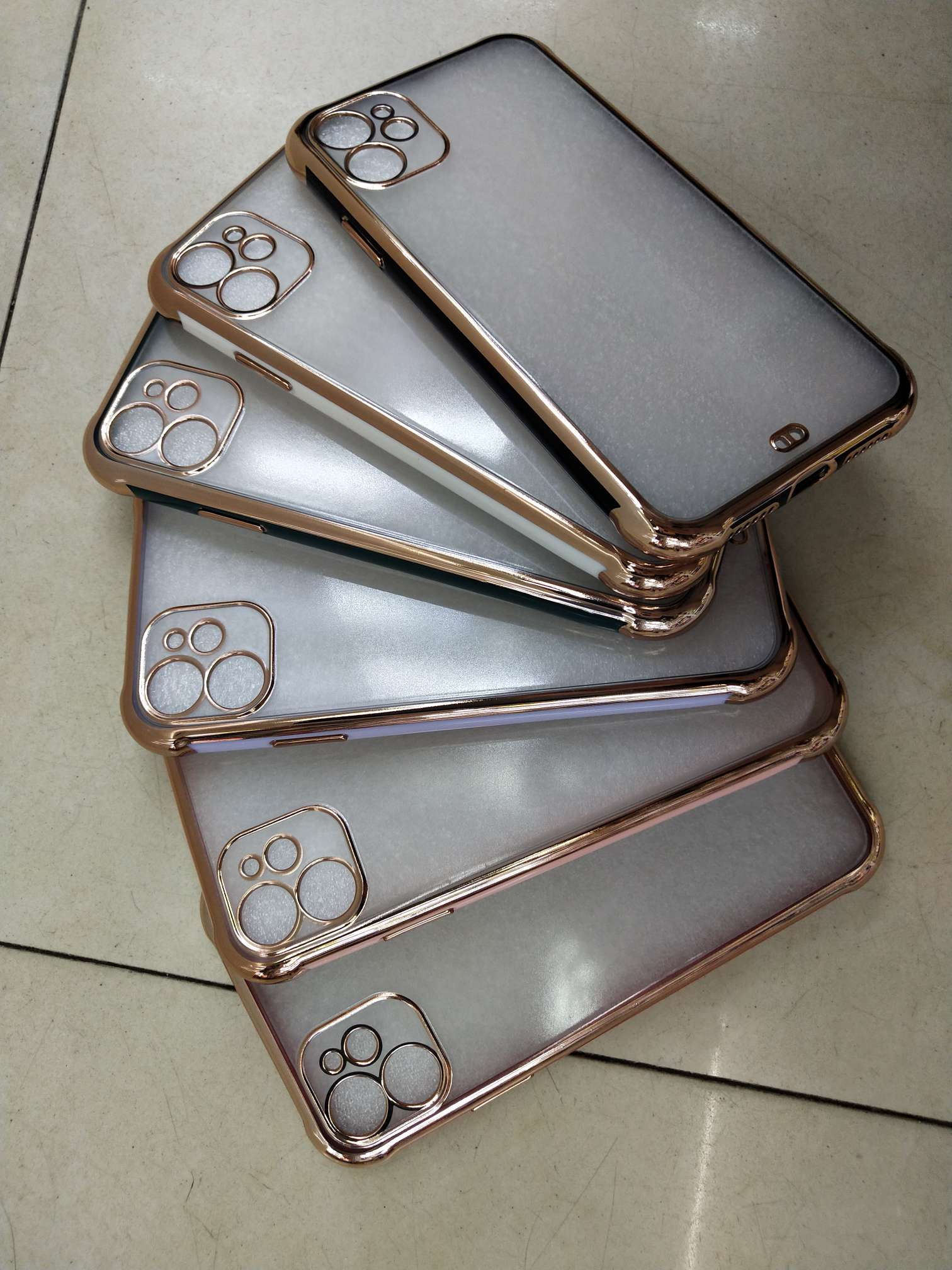 2.00mm transparent 6D electroplated TPU mobile phone case
